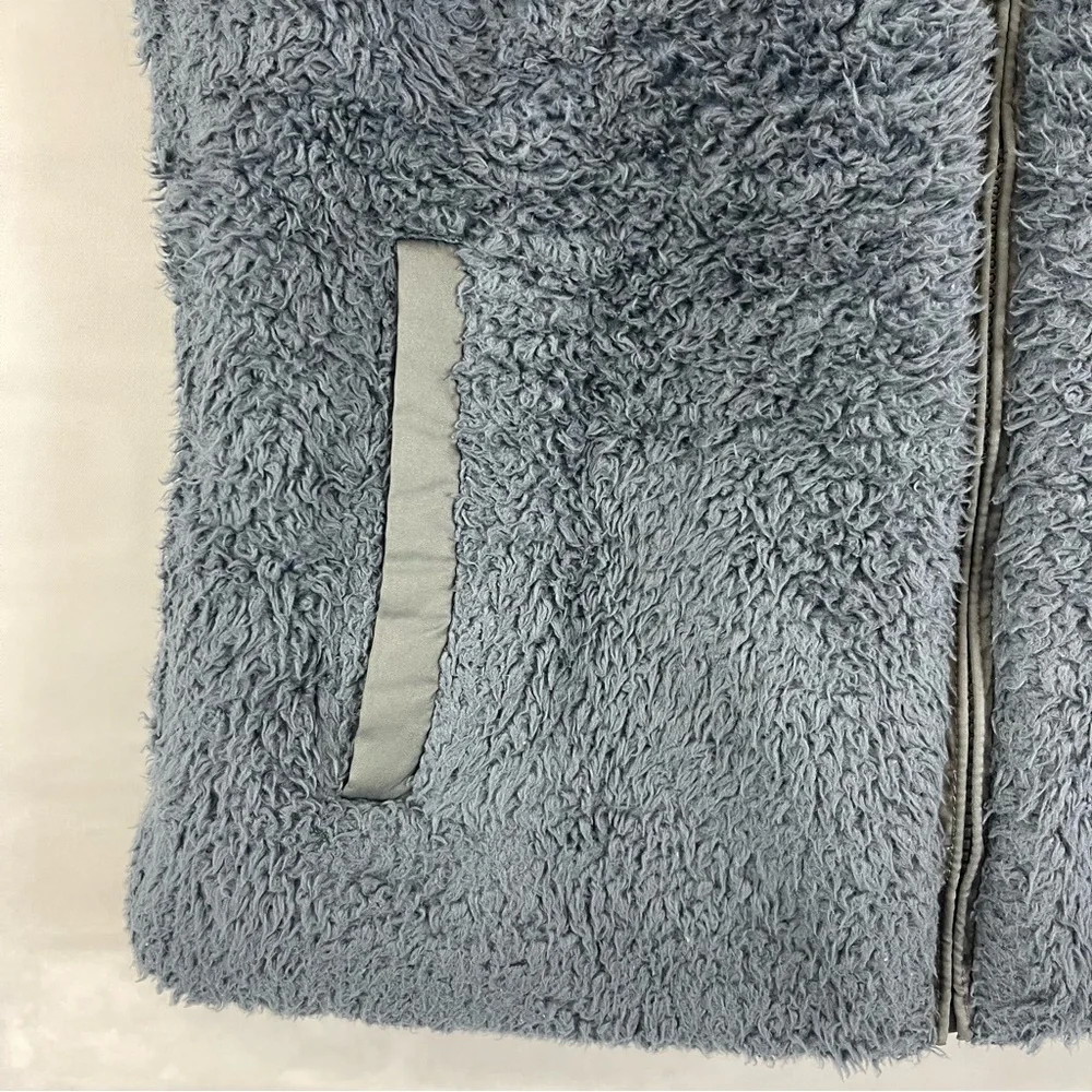 Patagonia Women’s Medium Fleece Zip-Up Vest‎ Gray Sherpa Outdoor Core Piece